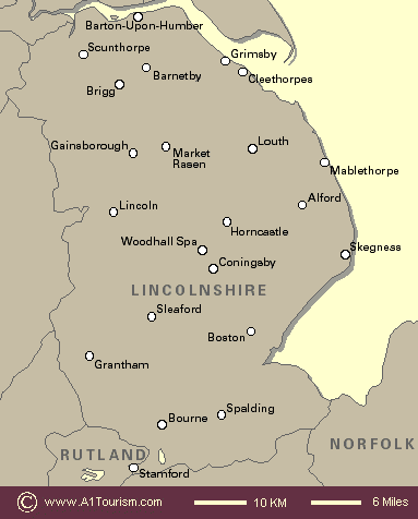Lincolnshire map