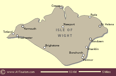 Isle of Wight map