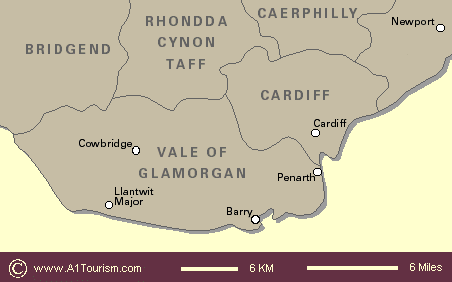 Vale of Glamorgan map